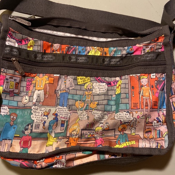 LeSportsac Crossbody special edition high school comic/anime - Picture 3 of 5